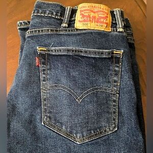 Men’s Levi Strauss & Co 505 Jeans Dark Wash